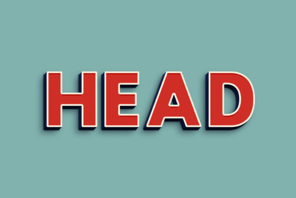 Create H1 From Head - 3D Text Style Effect PSD MAXIMUM 60 CHARACTERS