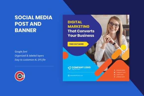 Digital Marketing Social Media Post Templates