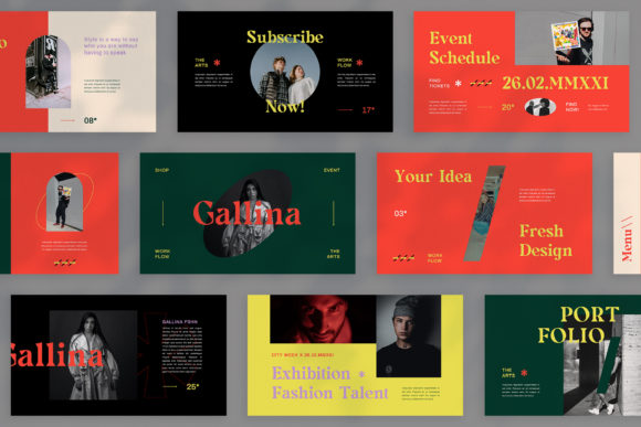 Gallina - Powerpoint Template: A Modern Visual Toolkit
