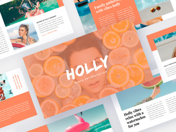 Holly - Vibes Google Slide Template: A Unique Presentation Solution