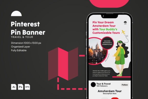 Travel & Tour - Pinterest Pin