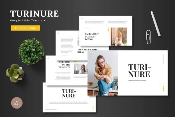Turinure: A Modern Google Slide Template for Dynamic Presentations